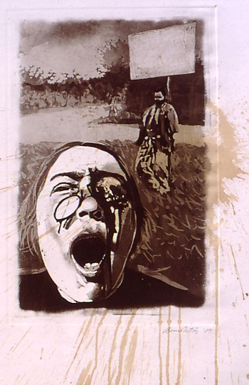 Violenza, 1985 – Act - mm 490 x 324